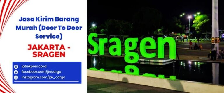 jasa kirim barang jakarta sragen